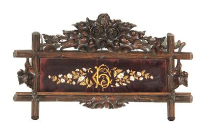 Zierliche Historismus-Wandgarderobe, - Summer auction Furniture