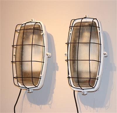 Paar Aussenwandlampen, - Sommerauktion Möbel