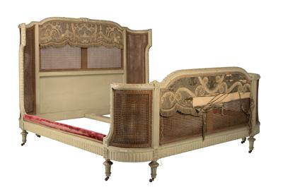 Neoklassizistisches Doppelbett, - Möbel