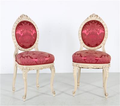 Paar Neoklassizistische Sessel, - Möbel