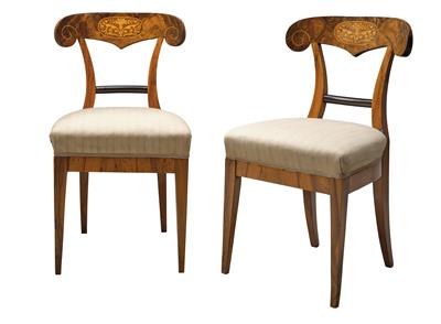 Paar Biedermeier Sessel, - Furniture