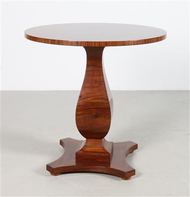Runder Tisch im Biedermeier-Stil, - Möbel