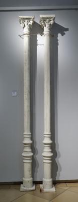 Paar Historismus Säulen, - Nábytek
