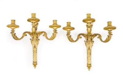 Paar Wandappliken im Louis XVI- Stil, - Funiture