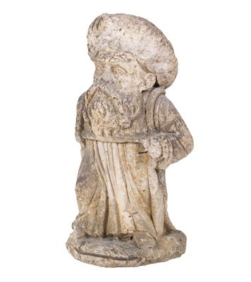 Small stone figure, - Di provenienza aristocratica