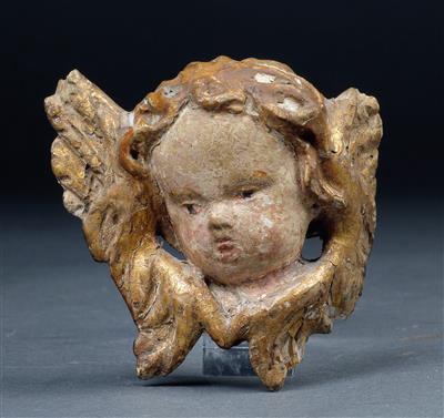 Small winged angel’s head, - Property from Aristocratic Estates and Important Provenance