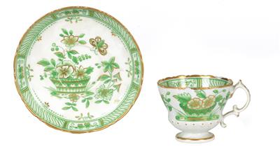 Pair of teacups and saucers, - Property from Aristocratic Estates and Important Provenance