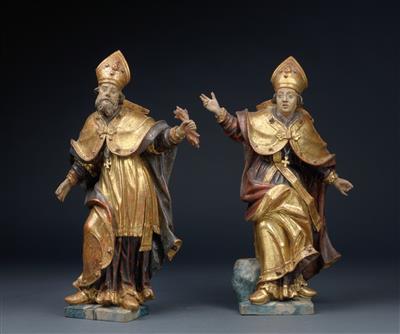Two baroque bishops, - Di provenienza aristocratica