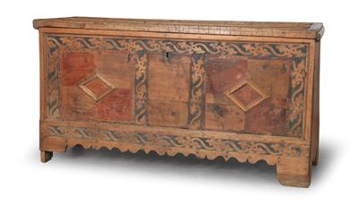 Renaissance peasant trunk, - Castle Schwallenbach - Collection Reinhold Hofstätter (1927- 2013)