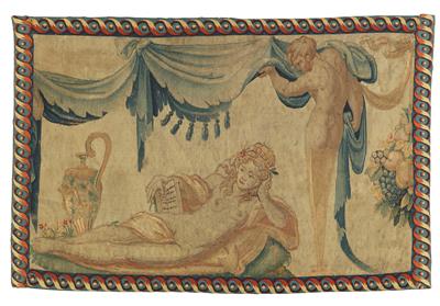 Tapestry Fragment, - Castle Schwallenbach - Collection Reinhold Hofstätter (1927- 2013)