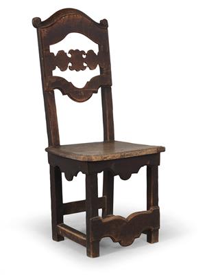 Small Late Renaissance Chair, - Castello Schwallenbach - Collezione Reinhold Hofstätter (1927- 2013)