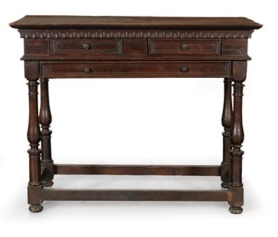 Renaissance table, - Castle Schwallenbach - Collection Reinhold Hofstätter (1927- 2013)