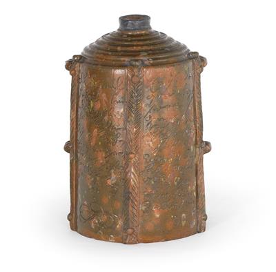 Screw flask, dated 1706 - Castle Schwallenbach - Collection Reinhold Hofstätter (1927- 2013)