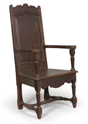 Late Renaissance armchair, - Castello Schwallenbach - Collezione Reinhold Hofstätter (1927- 2013)