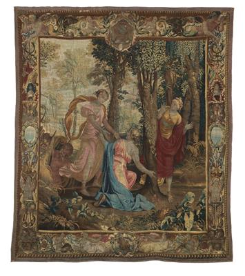 Tapestry, - Castle Schwallenbach - Collection Reinhold Hofstätter (1927- 2013)