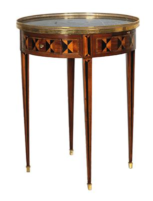A round salon side table, - Selected by Hohenlohe