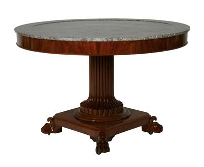 A round centre table, - Selected by Hohenlohe