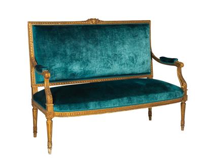 A settee, - Selected by Hohenlohe