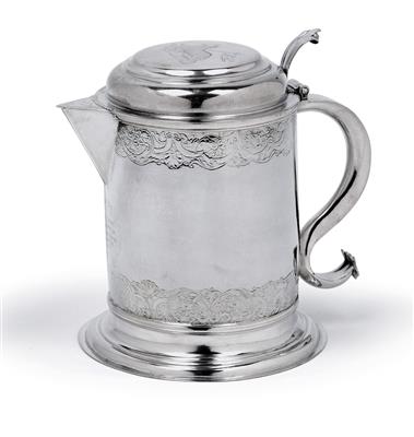 A German covered jug, - Kolekce Reinhold Hofstätter