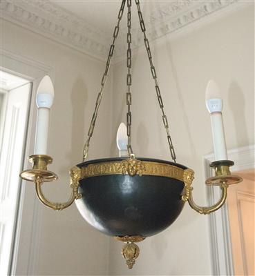 An Empire hanging lamp, - Kolekce Reinhold Hofstätter