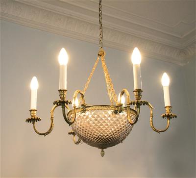 An Empire chandelier, - Collection Reinhold Hofstätter