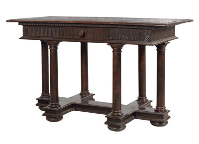 A French Renaissance table, - Collection Reinhold Hofstätter