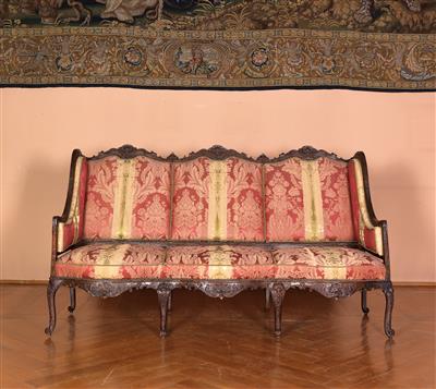 A large early Baroque settee, - Kolekce Reinhold Hofstätter