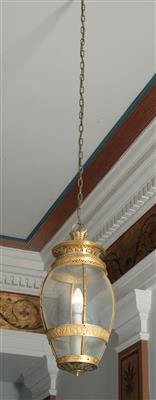 A hanging lamp in Empire style, - Collezione Reinhold Hofstätter