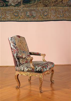 A Louis XV armchair, - Collezione Reinhold Hofstätter
