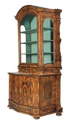 A museum-quality Baroque display cabinet, - Collection Reinhold Hofstätter