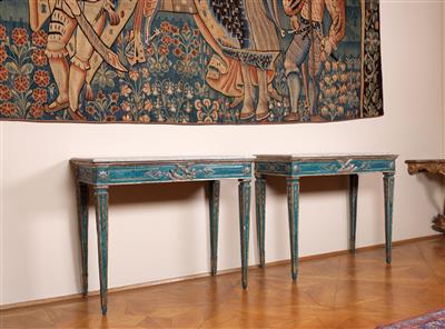 A pair of Neo-Classical console tables, - Kolekce Reinhold Hofstätter