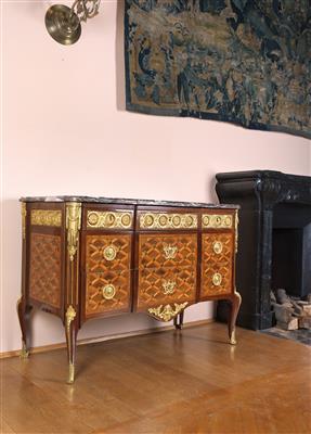 A magnificent transition period chest of drawers, - Collection Reinhold Hofstätter