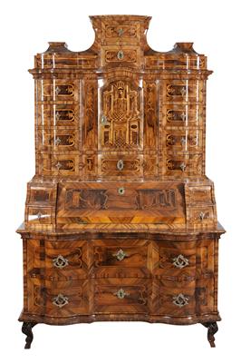 A magnificent Baroque cabinet on chest, - Collection Reinhold Hofstätter