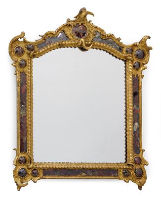 A rare Rococo mirror, - Collezione Reinhold Hofstätter