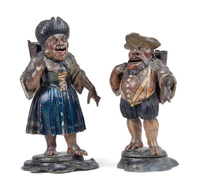 A pair of dwarfs, - Collezione Reinhold Hofstätter