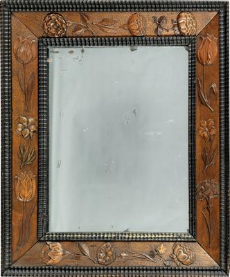 An Eger relief intarsia frame, - Collezione Reinhold Hofstätter