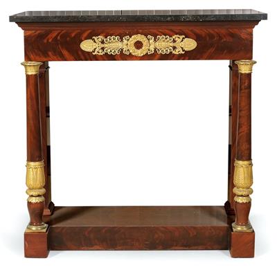 A French Empire console, - Collezione Reinhold Hofstätter