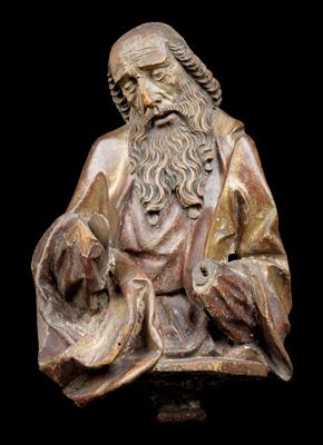 A Gothic half-figure, probably from a Tree of Jesse, - Collection Reinhold Hofstätter
