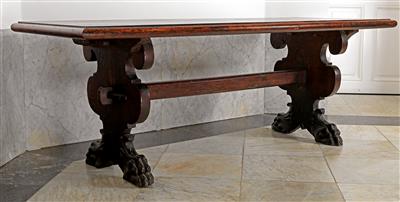 A Renaissance style table, - Collezione Reinhold Hofstätter
