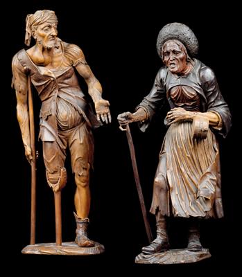 Two beggars, - Collezione Reinhold Hofstätter