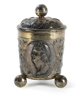 An Augsburg emperors’ beaker with cover, - Property from Aristocratic Estates and Important Provenance