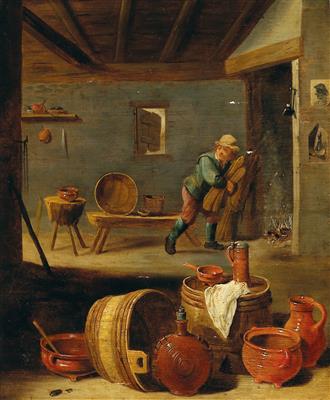 Circle of David II Teniers - Majetek aristokratického původu a předměty důležitých proveniencí