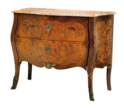 A French chest of drawers, - Majetek aristokratického původu a předměty důležitých proveniencí