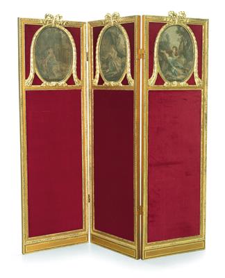 A Neoclassical screen, - Aus aristokratischem Besitz