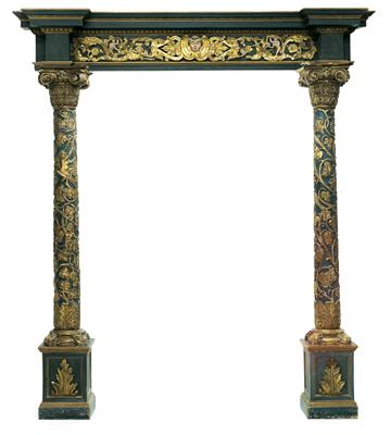 Portal im italienischen Renaissancestil, - Aus aristokratischem Besitz