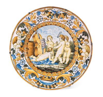 A wall plate, - Aus aristokratischem Besitz