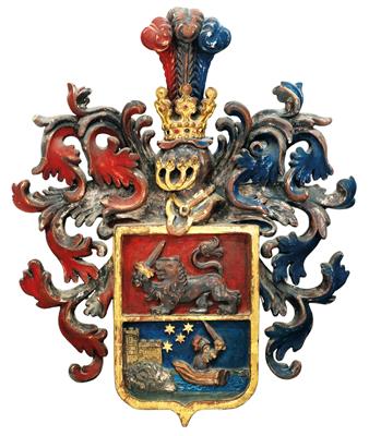 Wappenschild für Franz Pichler, - Aus aristokratischem Besitz