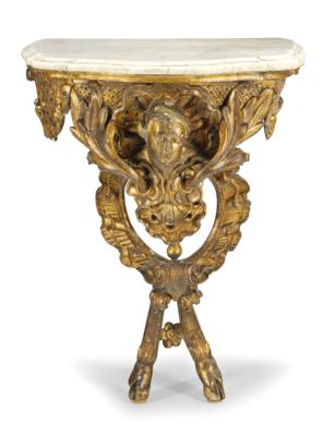 A Baroque Console Table, - Di provenienza aristocratica