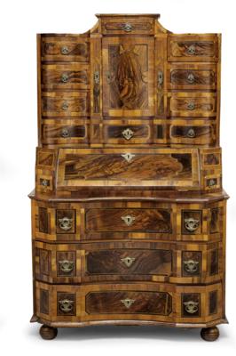 A Baroque Writing Cabinet (‘Schreibtabernakel’), - Di provenienza aristocratica