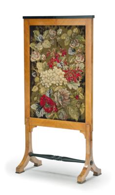 A Biedermeier Fire Screen, - Property from Aristocratic Estates and Important Provenance